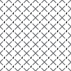 Vector seamless cat pattern EPS. Modern stylish texture SVG. Geometric striped ornament. Monochrome linear braids. Black and White cat Pattern