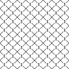 Vector seamless Pineapple pattern EPS. Modern stylish texture SVG. Geometric striped ornament. Monochrome linear braids. Black and White Pineapple Pattern