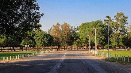 Fototapeta na wymiar Park in Jubail city - Saudi Arabia