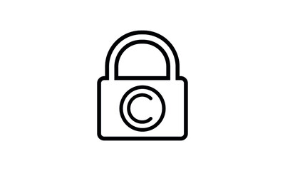 Copyright Icon for Graphic Design Projects