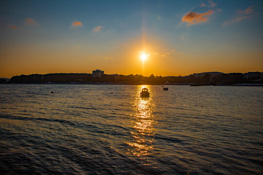 Sunst over Primorsko-Bulgaria