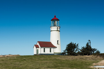 Cape Blanco lighthouse on Oregon coast