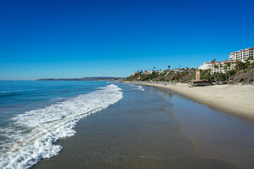 California coastline in San Clemente, Orange County - obrazy, fototapety, plakaty