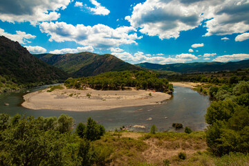 lake in the mountains