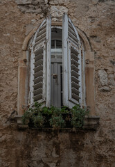 The ancient architecture in city Porec