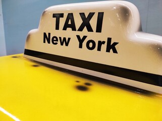 NYC taxi sign