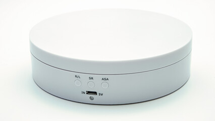 Istanbul, Marmara Region, Turkey, 11/11/2021, 360 Degree  white Electric Turntable Turntable For Product 