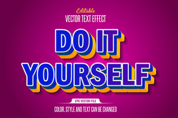 Do It Yourself Text Effect