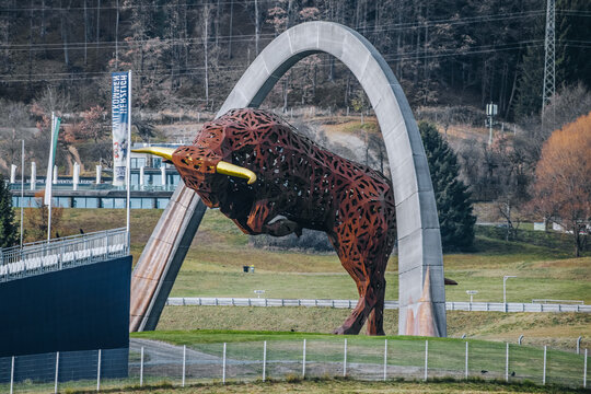 SPIELBERG, AUSTRIA - Nov 20, 2021: The Red Bull Ring is a motorsport race track in Spielberg, Styria, Austria