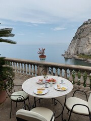 Breakfast with a sea view