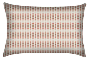 Cushion and Pillow modern pattern isolated on white canvas with high resolution texture
