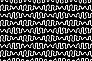 Full seamless modern geometric texture pattern for decor and textile. Black and white lines for textile fabric printing and wallpaper. Abstract multipurpose model design for fashion and home design