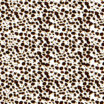 Full seamless leopard cheetah texture animal skin pattern. Brown White Design for textile fabric printing. Suitable for fashion use.