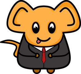 Simple vector mice, suitable for children's shirts and parents' t-shirts, etc.