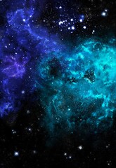 Naklejka premium starry night sky