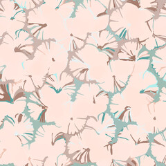 Full Seamless abstract floral texture pattern for fabric printing. Beige summer design suitable for printing on women's dress. Endless pattern for evening dress fabric.