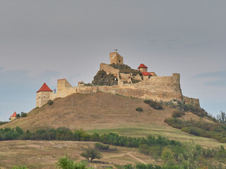Medieval fortress in Rupea city, Transylvania, Romania