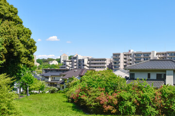 Obraz premium 住宅地