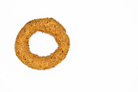 Sesame bagels baked in the days of oil lamps in Turkey, sesame kandil simidi