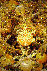 Christmas tree decoration as background material