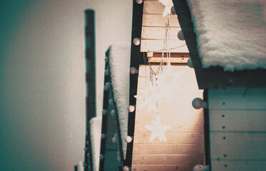 Obraz premium christmas market in the city