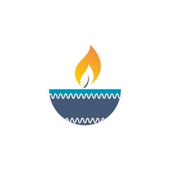 Diwali logo vector