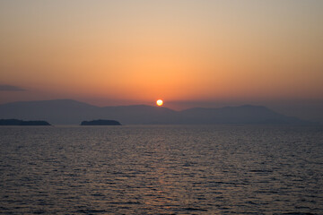 Obraz premium 日本の小豆島の美しい秋の風景