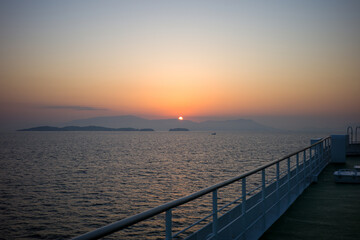 Fototapeta premium 日本の小豆島の美しい秋の風景