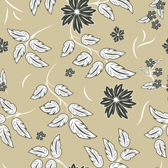 Folk flowers print Floral pattern Ethnic art