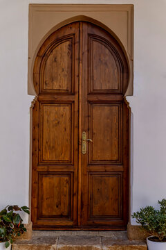 Arabic Oriental Styled Door In Asilah, Morocco