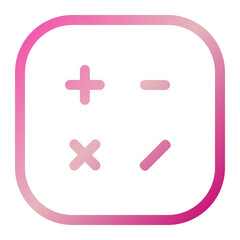 Obraz premium gradient style android ui icons