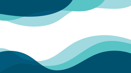 Abstract blue vector background with white space for text