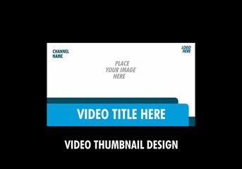 Unique graphic of video thumbnail design