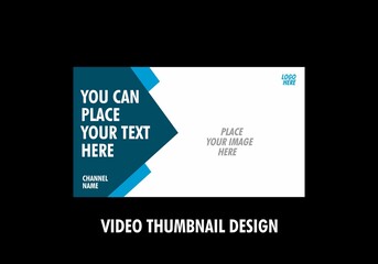 Unique graphic of video thumbnail design