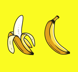 banana vector ,can use for your design component