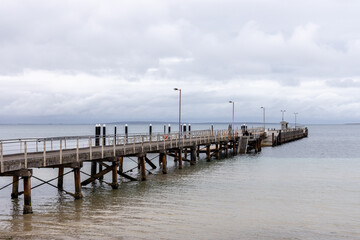 The town jetty located in Port Lincoln South Australia on November 19th 2021