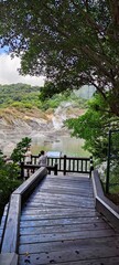 Fototapeta na wymiar Sulfur Valley in Yangmingshan National Park, Taiwan