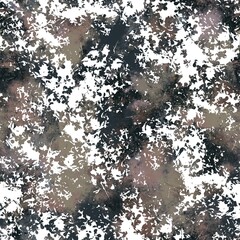 Seamless neutral and white grungy classic abstract surface pattern design for print. High quality illustration. Monochrome earth colored design with white pattern design overlay. Repeat graphic swatch