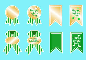 Obraz premium メダルとリボンのイラスト素材