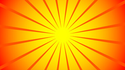 Obraz premium Sunshine vector background with light gradient. Abstract yellow wallpaper for banner,ad,social media and template. EPS10