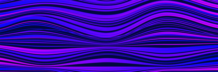 Surface with distorted lines. Wavy pattern