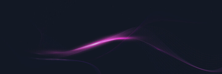 Abstract digital waves line background. Futuristic technology digital hi-tech concept. Vector illustration