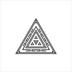 Triangle Minimalist Tattoo, Modern Subtle Aesthetic Tattoo, Minimal Modern Discreet Tattoo