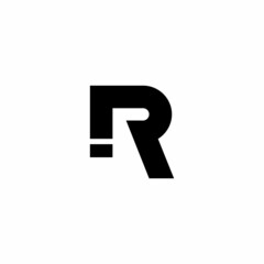 R logo design vector illustration