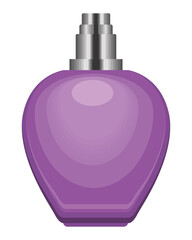 purple perfume bottle