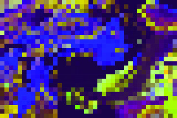 Fototapeta na wymiar Pixel background. Colorful mosaic background.