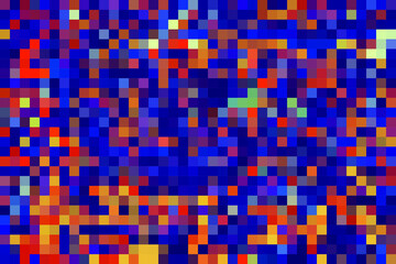 Pixel background. Colorful mosaic background.