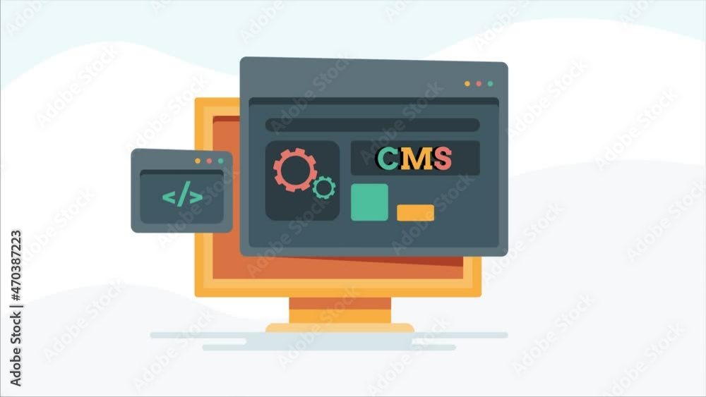 Poster content management, digital content editing and publishing software application technology, cms - bl