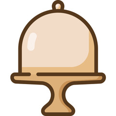 stand for cake Two Tone icon