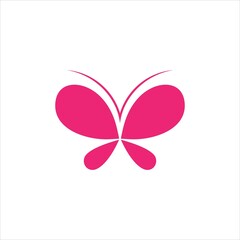 initials b logo vector template butterfly